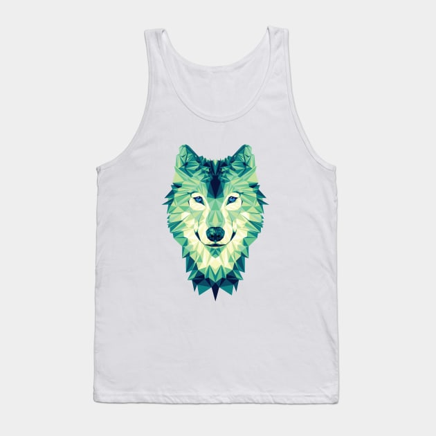 Poly-Wolf Tank Top by Peaceablecolt